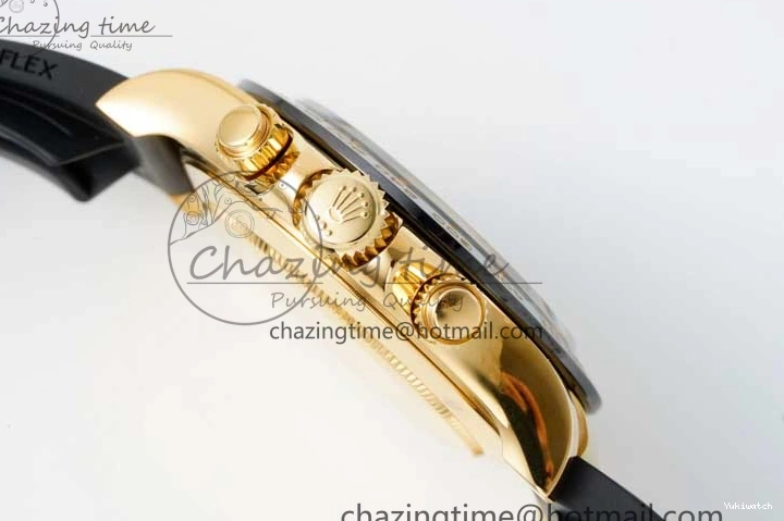 Dial 1:1 Strap Oysterflex Daytona Edition QF 116518 Rubber Best SA4130 on Meteorite 0706